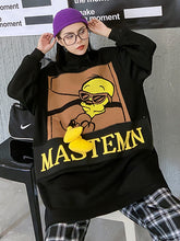 Women Stand Collar Printed Casual Sweatshirt